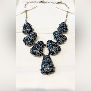 Carolyn Pollack by American West Sterling Silver Black Obsidian Nexklace